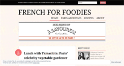 Desktop Screenshot of frenchforfoodies.com